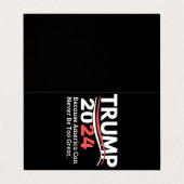 Trumpf 2024 visitenkarten (Außenseite Aufgefaltet)