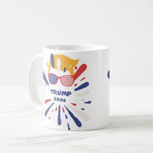 Trumpf-Abstimmung Kaffeetasse (Vorderseite Links)