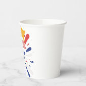 Trumpf-Abstimmung Pappbecher (Links)