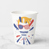 Trumpf-Abstimmung Pappbecher (Vorderseite)