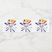 Trumpf-Abstimmung Wasserflaschenetikett (Einzelnes Label)