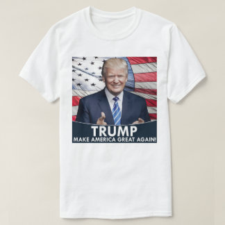 Trumpf-amerikanische Flagge T-Shirt