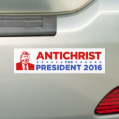 TRUMPF-ANTICHRIST für PRÄSIDENTEN Autoaufkleber (Auf Auto)
