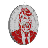 TRUMPF-ANTICHRIST für Präsidenten Dartboard 2016 Dartscheibe (Vorderseite Links)