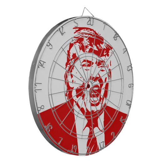 TRUMPF-ANTICHRIST für Präsidenten Dartboard 2016 Dartscheibe (Vorderseite Links)