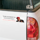 TRUMPF AUF MINDERHEITEN AUTOAUFKLEBER (Auf Lkw)