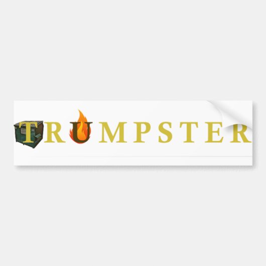 Trumpf-Aufkleber für Dumpsters Autoaufkleber (Vorne)