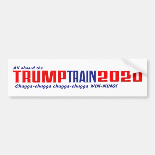 Trumpf-Autoaufkleber 2020 Autoaufkleber (Vorne)