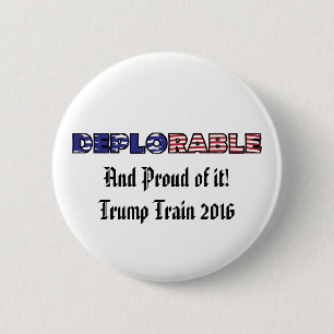 Trumpf bedauernswert und stolz auf ihn button