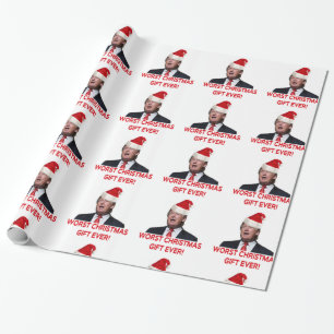 Trumpf, das schlechteste Weihnachtsgeschenk Geschenkpapier