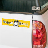 Trumpf der königliche Idiot - Autoaufkleber (Auf Lkw)