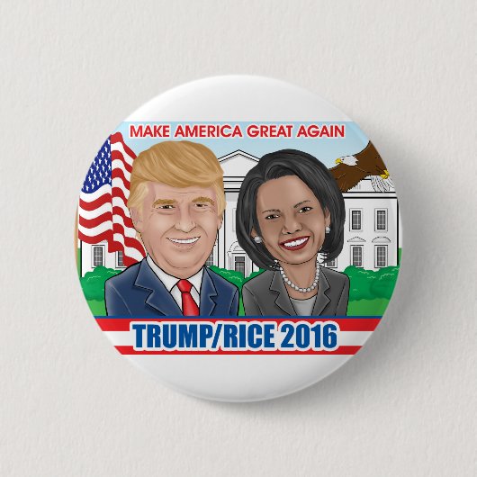 Trumpf-/des Reis-2016 Knopf Button (Vorderseite)