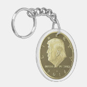 Trumpf-doppelte Eagle-Münze Schlüsselanhänger (Vorderseite links)