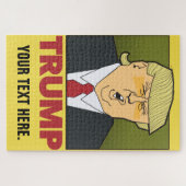 Trumpf. ein verwirrenmann.  addieren Sie Ihren Puzzle (Horizontal)