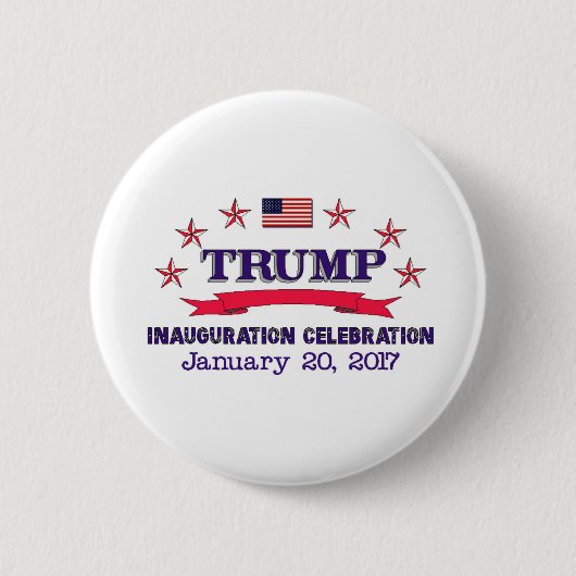 Trumpf-Einweihung Button (Vorderseite)