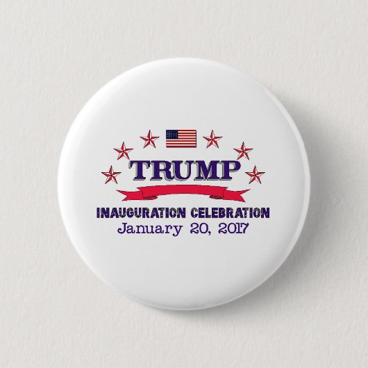 Trumpf-Einweihung Button (Vorderseite)