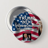 Trumpf-Einweihungs-Knopf bedauernswert ich Button (Vorne & Hinten)