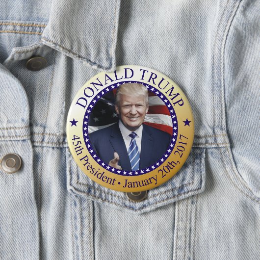 Trumpf-Einweihungs-Knopf Button (Beispiel)
