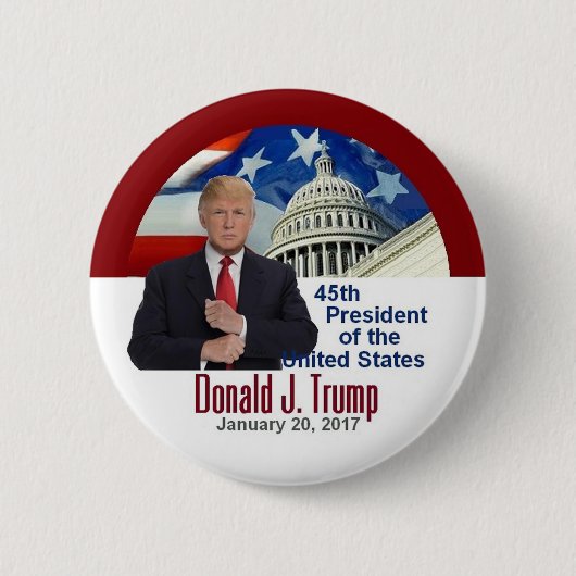 TRUMPF Einweihungs-Knopf Button (Vorderseite)