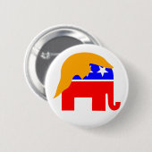 Trumpf-Elefant Button (Vorne & Hinten)