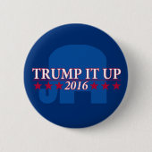 Trumpf es herauf Knopf Button (Vorderseite)