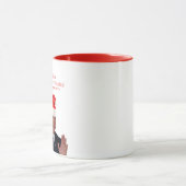 Trumpf. Feliz Navidad, Mexiko wird für es zahlen! Tasse (Zentrum)