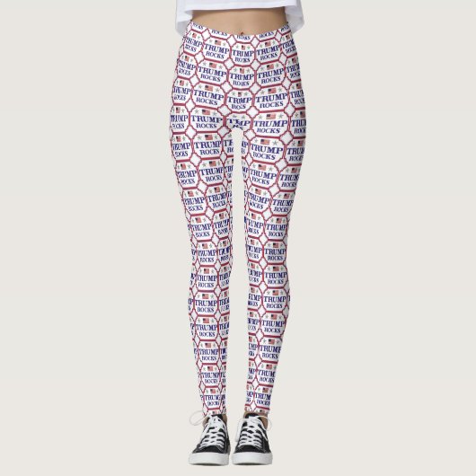 Trumpf-Felsen Leggings (Vorderseite)