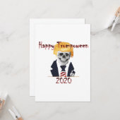 Trumpf-flatter Grußkarte Karte (Vorderseite/Rückseite Beispiel)