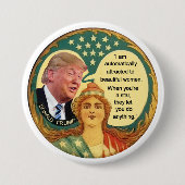 Trumpf-Frauenhaß Button (Vorderseite)