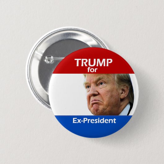 TRUMPF für Ex-Präsidenten Button (Vorne & Hinten)