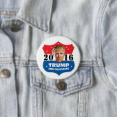 Trumpf für Präsidenten 2016 Button (Beispiel)