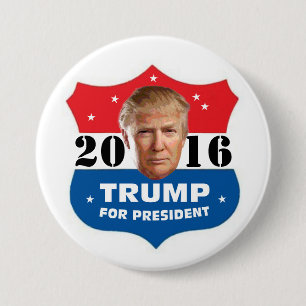 Trumpf für Präsidenten 2016 Button