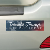 Trumpf für Präsidenten Autograph White Bumper - Autoaufkleber (Auf Auto)