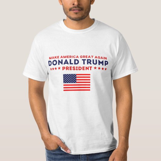 Trumpf für Präsidenten T-Shirt (Vorderseite)