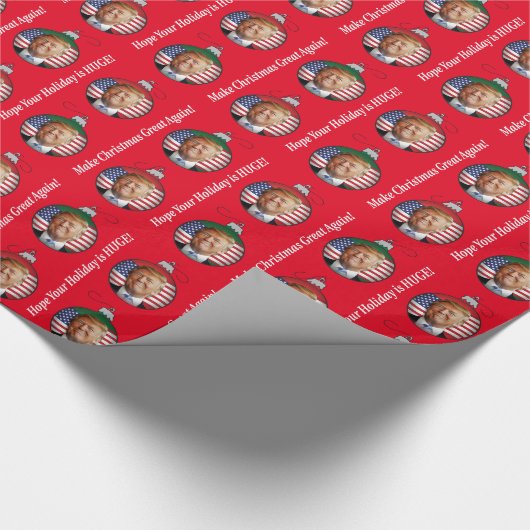 Trumpf für Weihnachten Geschenkpapier (Ecke)