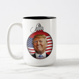 Trumpf für Weihnachten Zweifarbige Tasse