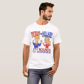 Trumpf gegen Clinton T-Shirt (Vorne ganz)