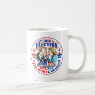 Trumpf gegen Hillary 2016 Kaffeetasse
