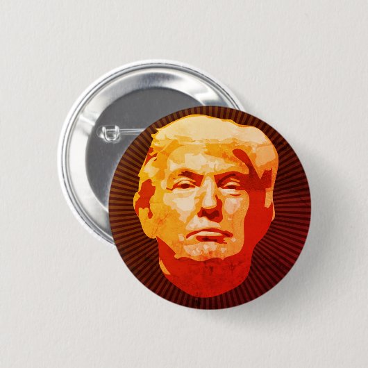 Trumpf-Gesicht Button (Vorne & Hinten)