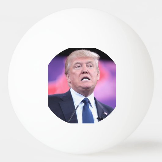 Trumpf-Gesichts-Klingeln Pong Ball Tischtennisball (Vorderseite)