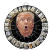 Trumpf-Gestalt ein WandDartboard Dartscheibe (vorne)