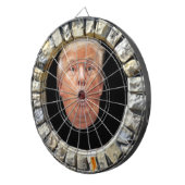 Trumpf-Gestalt ein WandDartboard Dartscheibe (Vorderseite rechts)