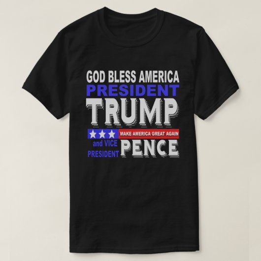 Trumpf gewann die Wahl! Feier-T-Shirt T-Shirt (Design vorne)