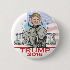 Trumpf GOP-Elefant-Ausflug Button