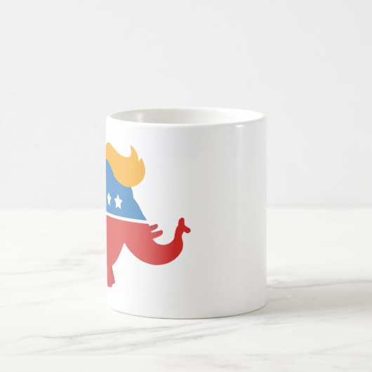 Trumpf GOP-Elefant Kaffeetasse (Mittel)