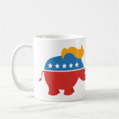 Trumpf GOP-Elefant Kaffeetasse (Links)