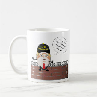 Trumpf-Grenzschutz Trumpty Dumbty Kaffeetasse