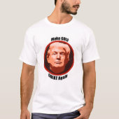Trumpf-großes Golf T-Shirt (Vorderseite)