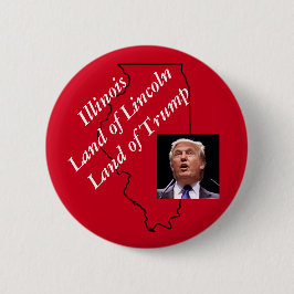 Trumpf Illinois Lincoln republikanischer GOP Button