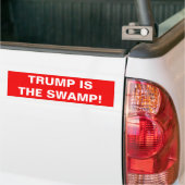 TRUMPF IST DER SUMPF! AUTOAUFKLEBER (Auf Lkw)